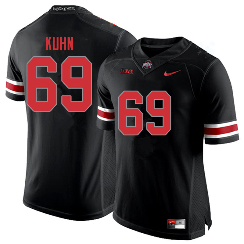 Ohio State Buckeyes #69 Chris Kuhn College Football Jerseys Sale-Blackout
